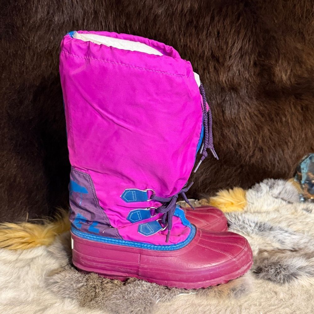 Vintage Sorel Multicolor Winter Boots 8.5 (6028)